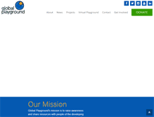 Tablet Screenshot of globalplayground.org